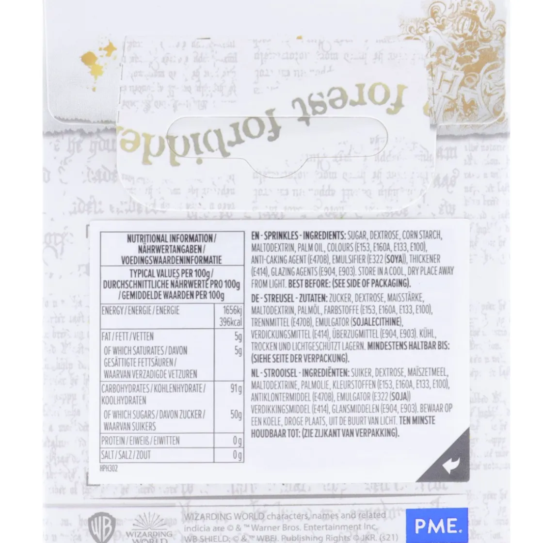 PME Harry Potter Huffelpuf Sprinkle Mix 60g* Eetbare Strooisels