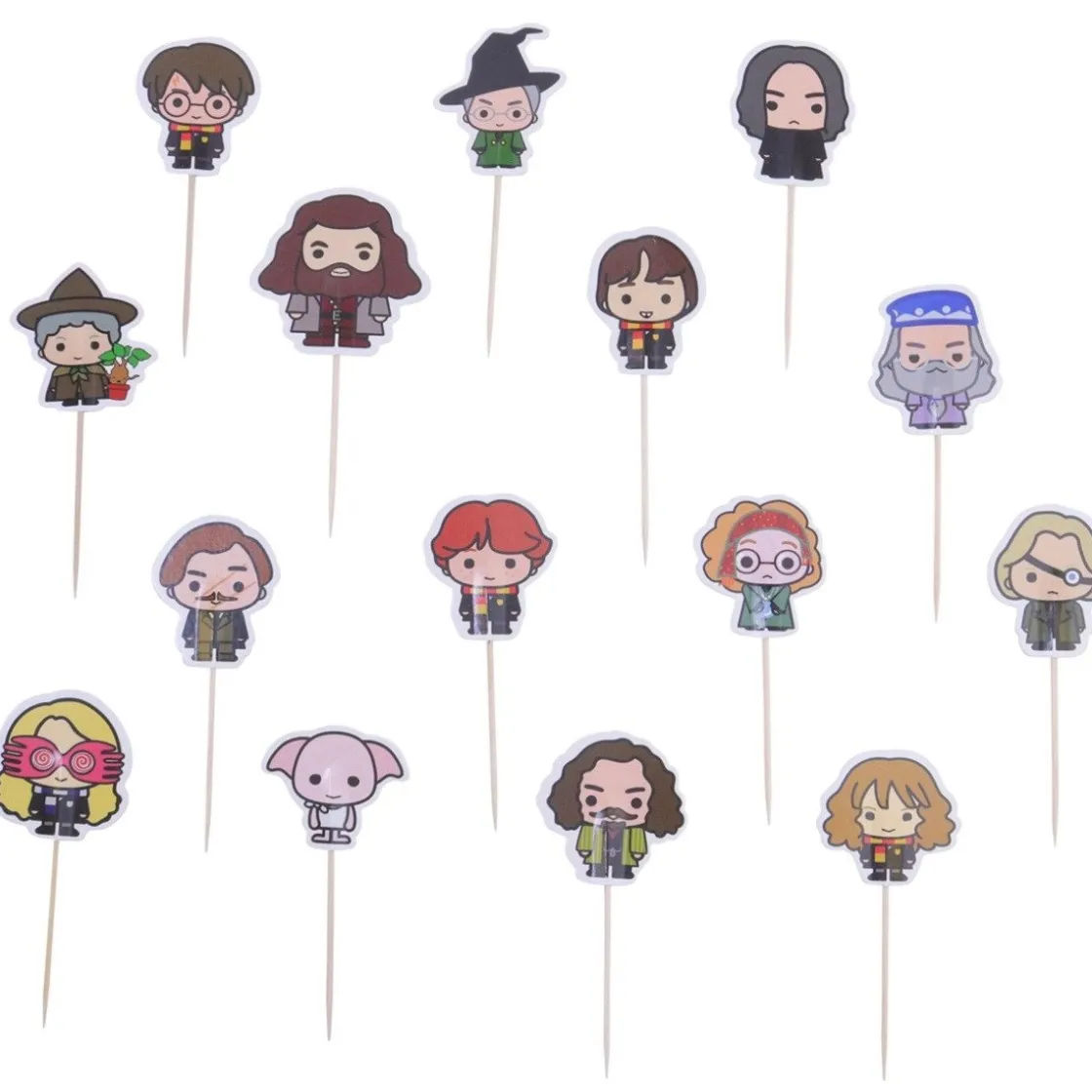 PME Harry Potter Karakters Taartprikkers 15st.* Ijsprikkers|Prikkers En Ringen