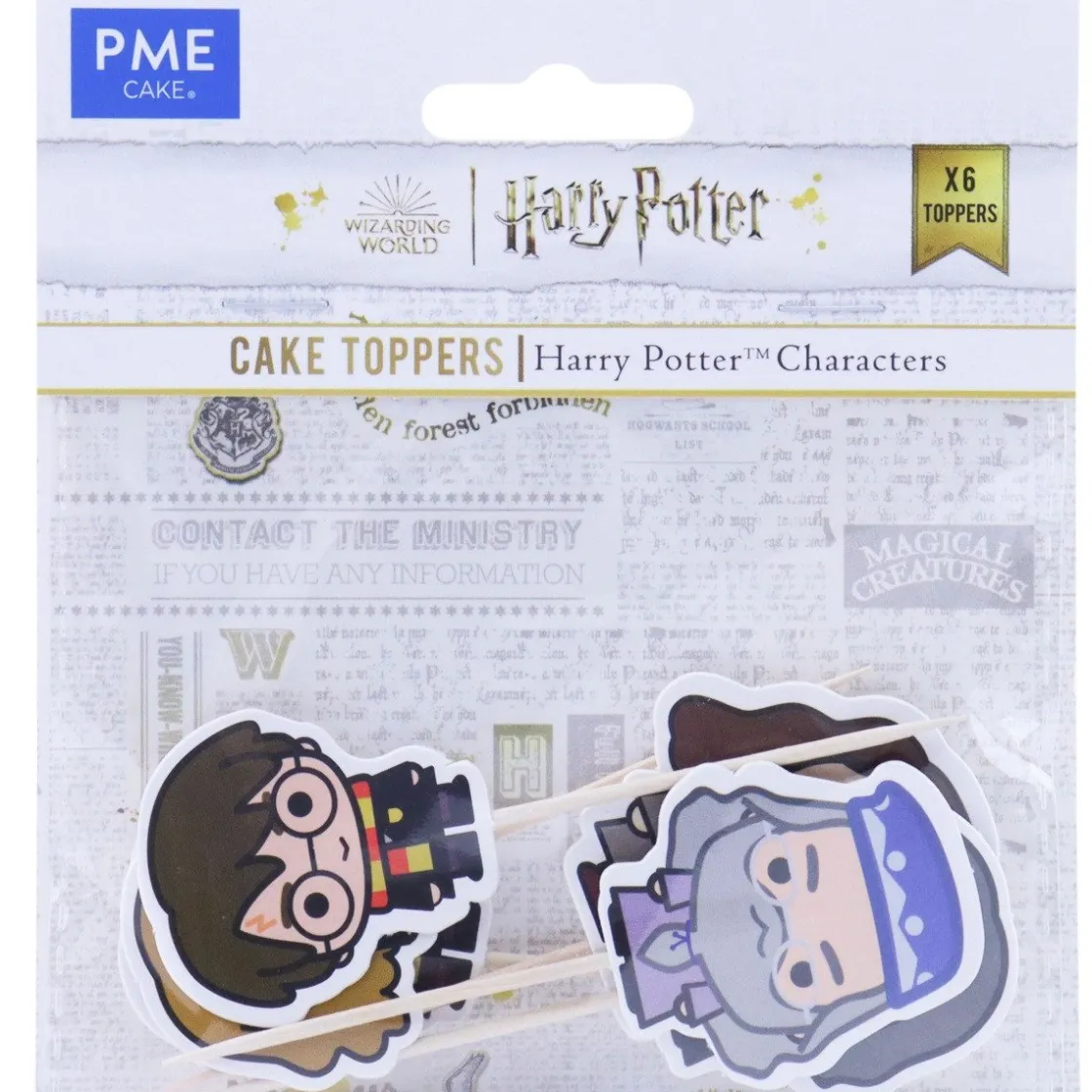PME Harry Potter Karakters Taartprikkers 6st.* Ijsprikkers|Prikkers En Ringen