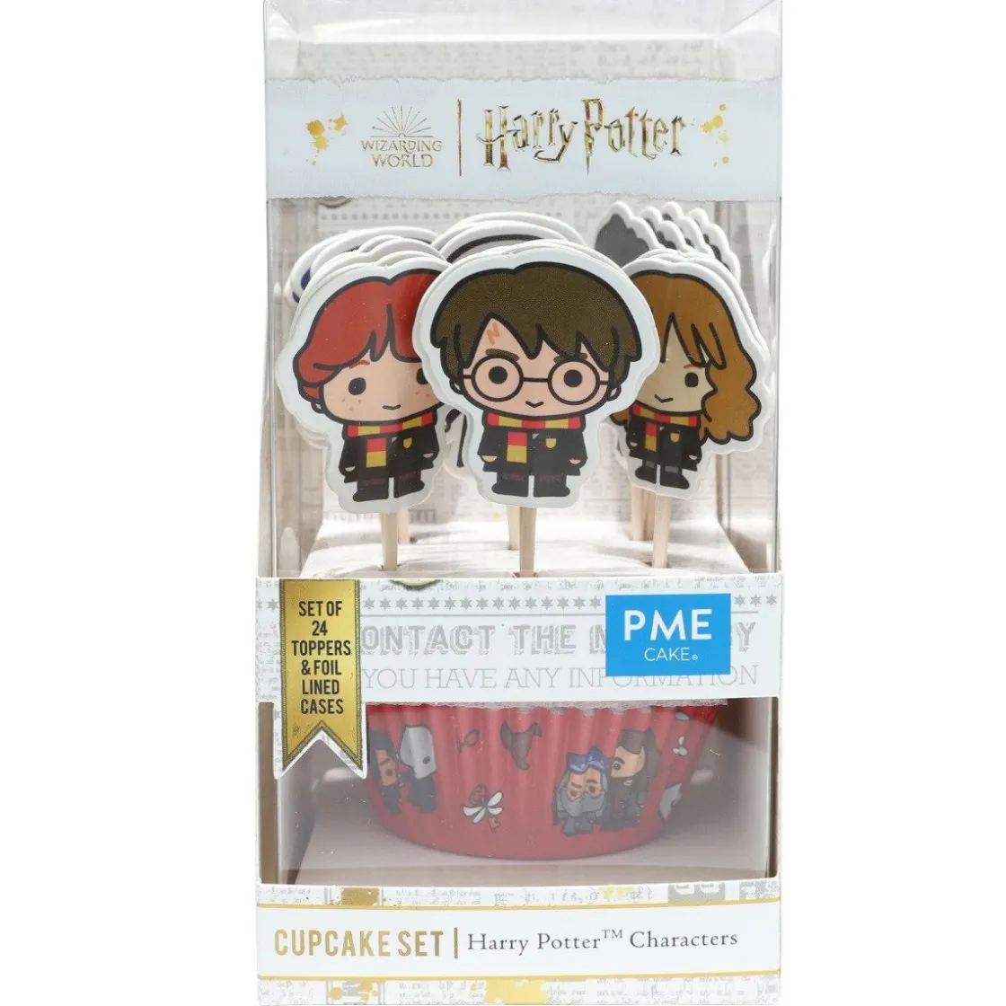 PME Harry Potter Karakters Cupcake Set 24st.* Bakvormen Papier