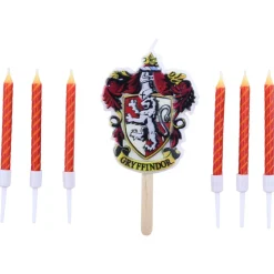 PME Harry Potter Taartkaarsjes Griffoendor Set/7* Kaarsjes En Vuurwerk