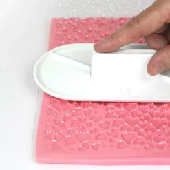 PME Impression Mat Mini Heart Design* Reliëfmatten