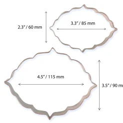 PME Koekjes Uitsteker Plaque Style 6 Set/2*** Figuur Stekers