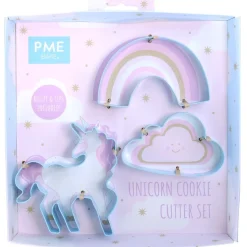 PME Koekjes Uitsteker Unicorn Set/3* Figuur Stekers