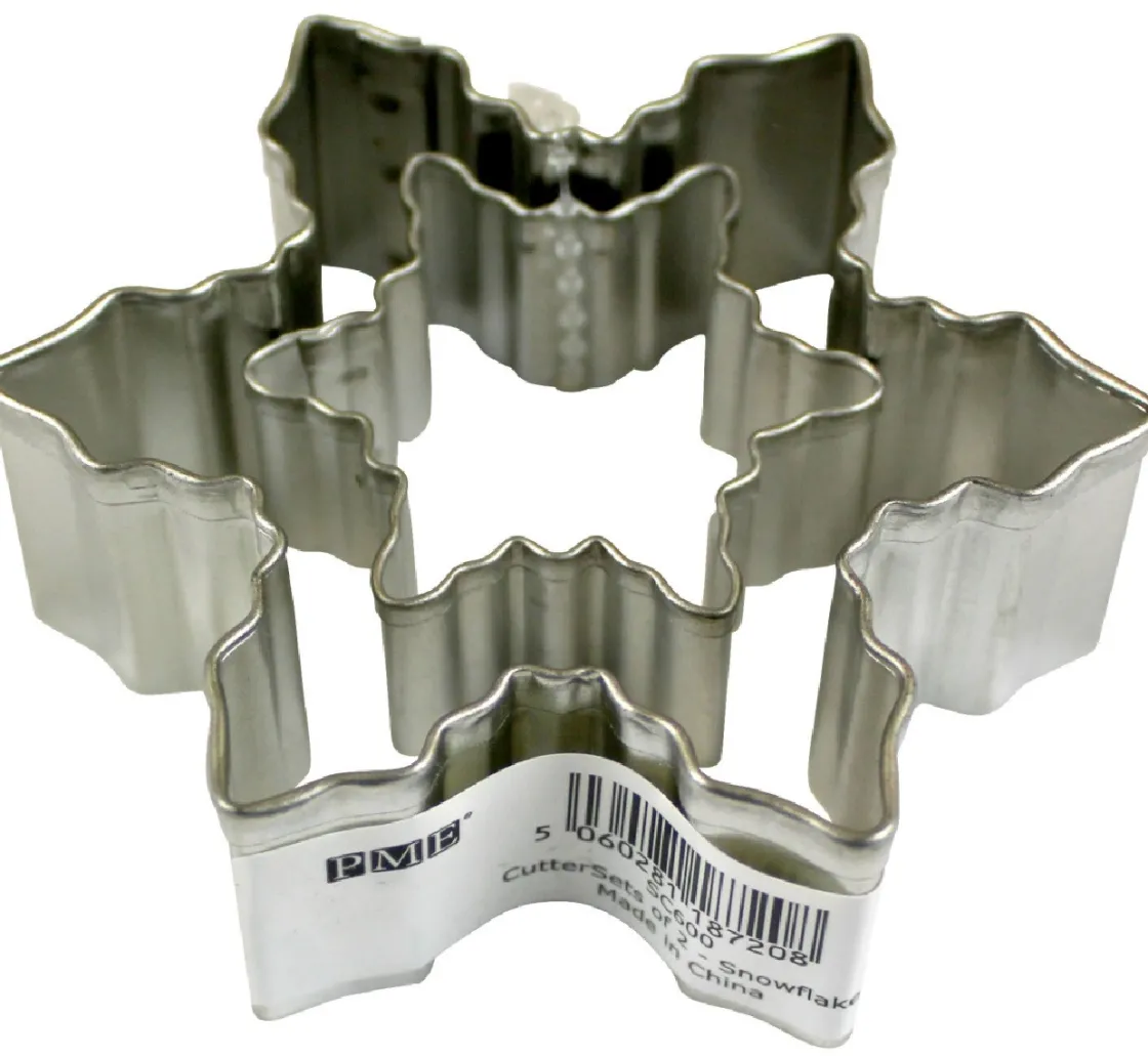 PME Koekjes uitstekerset Sneeuwvlok set/2* Figuur Stekers