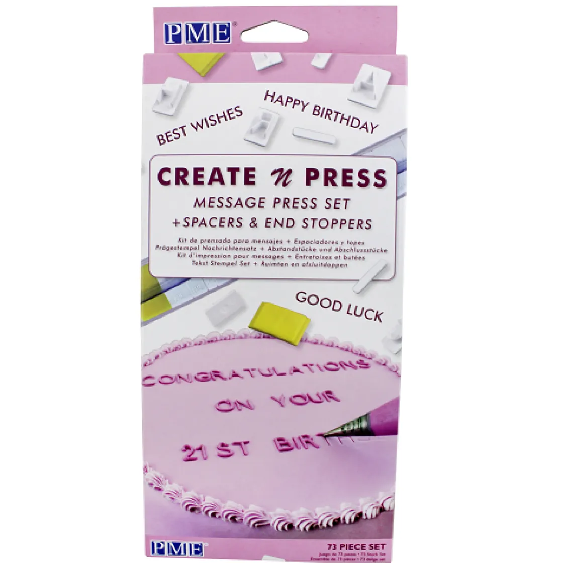 PME Letters- en Cijfers stempelset* Cijfer En Letter Stekers