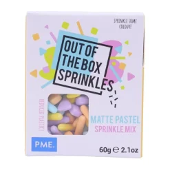 PME Mat en Pastel Sprinkle Mix (Out of the Box) 60g* Eetbare Strooisels