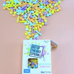 PME Mat en Pastel Sprinkle Mix (Out of the Box) 60g* Eetbare Strooisels