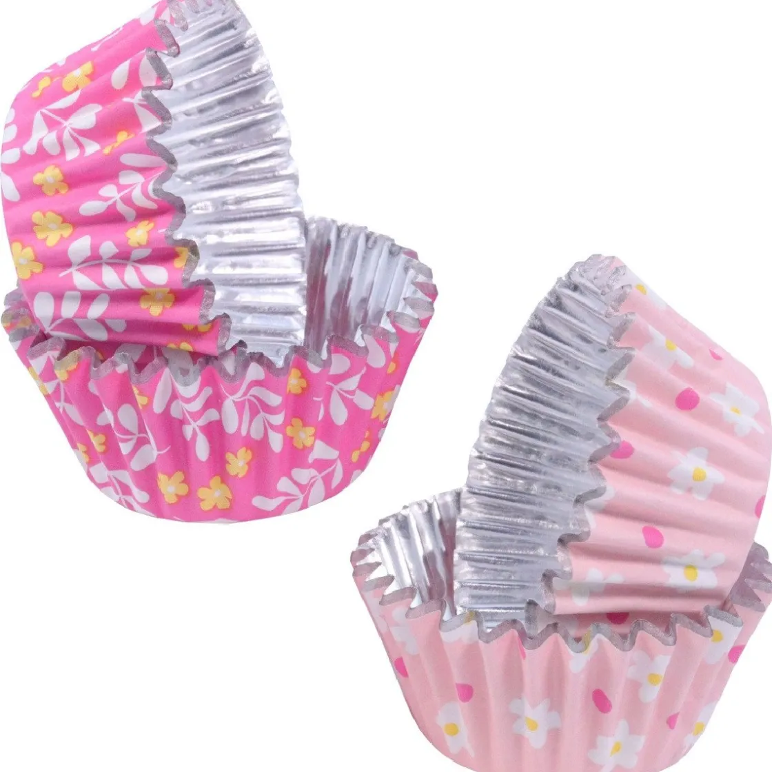 PME Mini Cupcake Vormpjes Bloemen Ø33mm 60st.* Bakvormen Papier