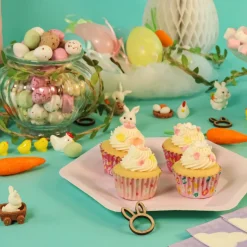 PME Mini Cupcake Vormpjes Bloemen Ø33mm 60st.* Bakvormen Papier