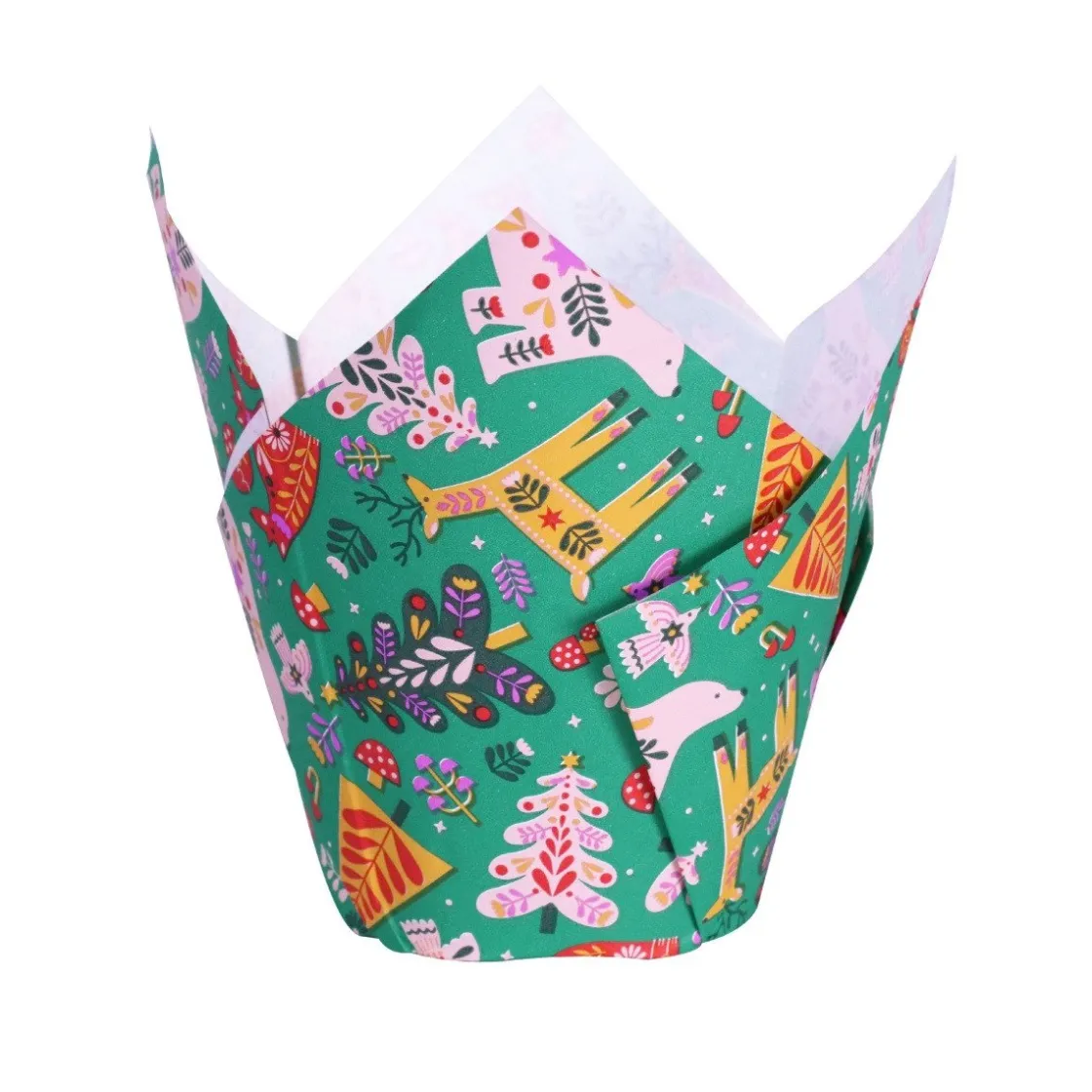 PME Muffin Cups Betoverend Bos 24st* Bakvormen Papier