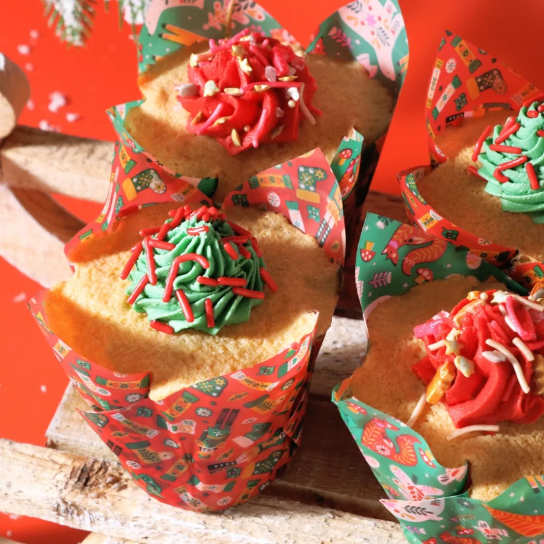 PME Muffin Cups Betoverend Bos 24st* Bakvormen Papier