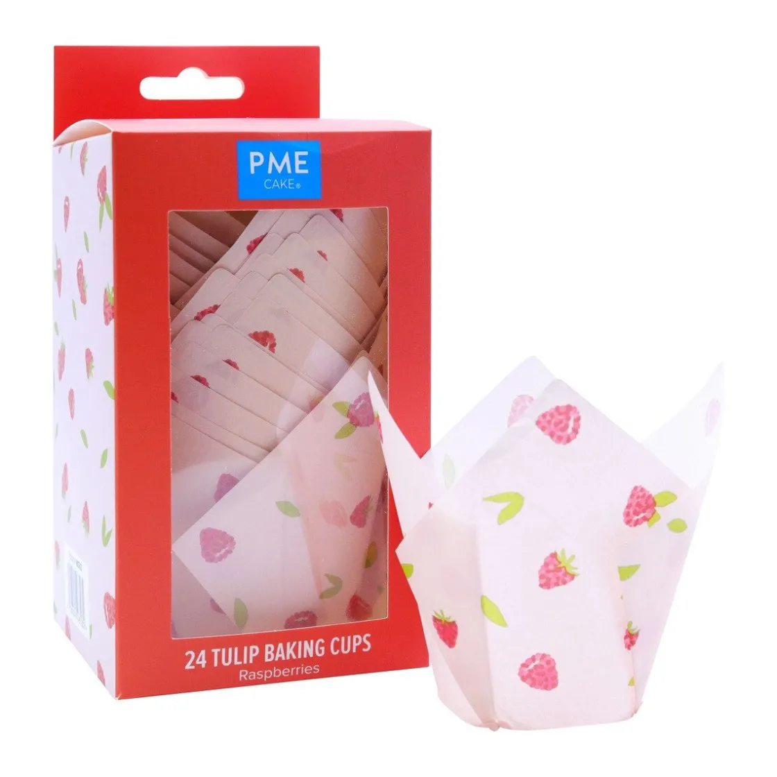 PME Muffin Cups Framboos 24st* Bakvormen Papier