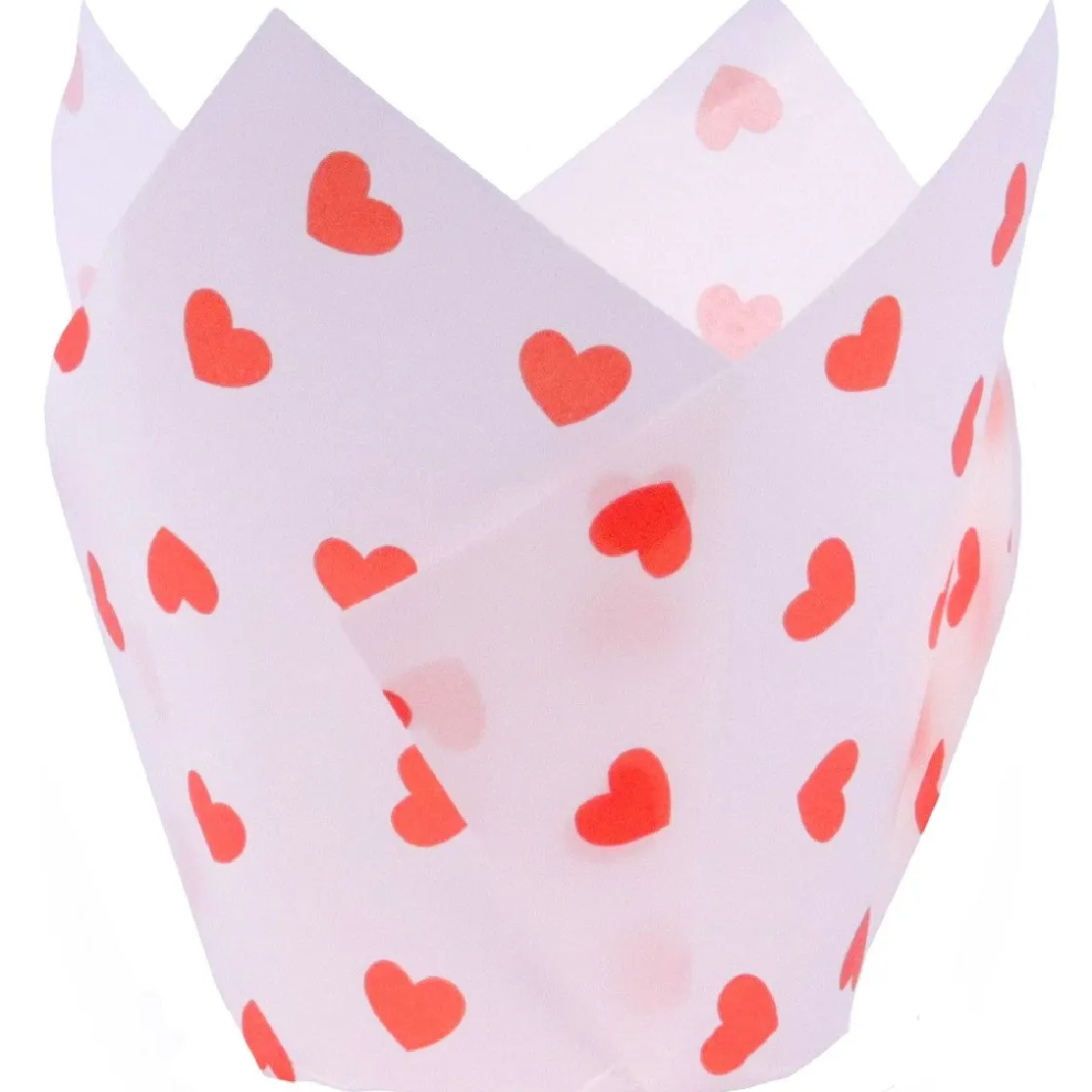 PME Muffin Cups Hartjes 24st.* Bakvormen Papier