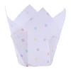PME Muffin Cups Regenboog Stippen 24st* Bakvormen Papier
