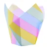 PME Muffin Cups Regenboog Strepen 24st* Bakvormen Papier