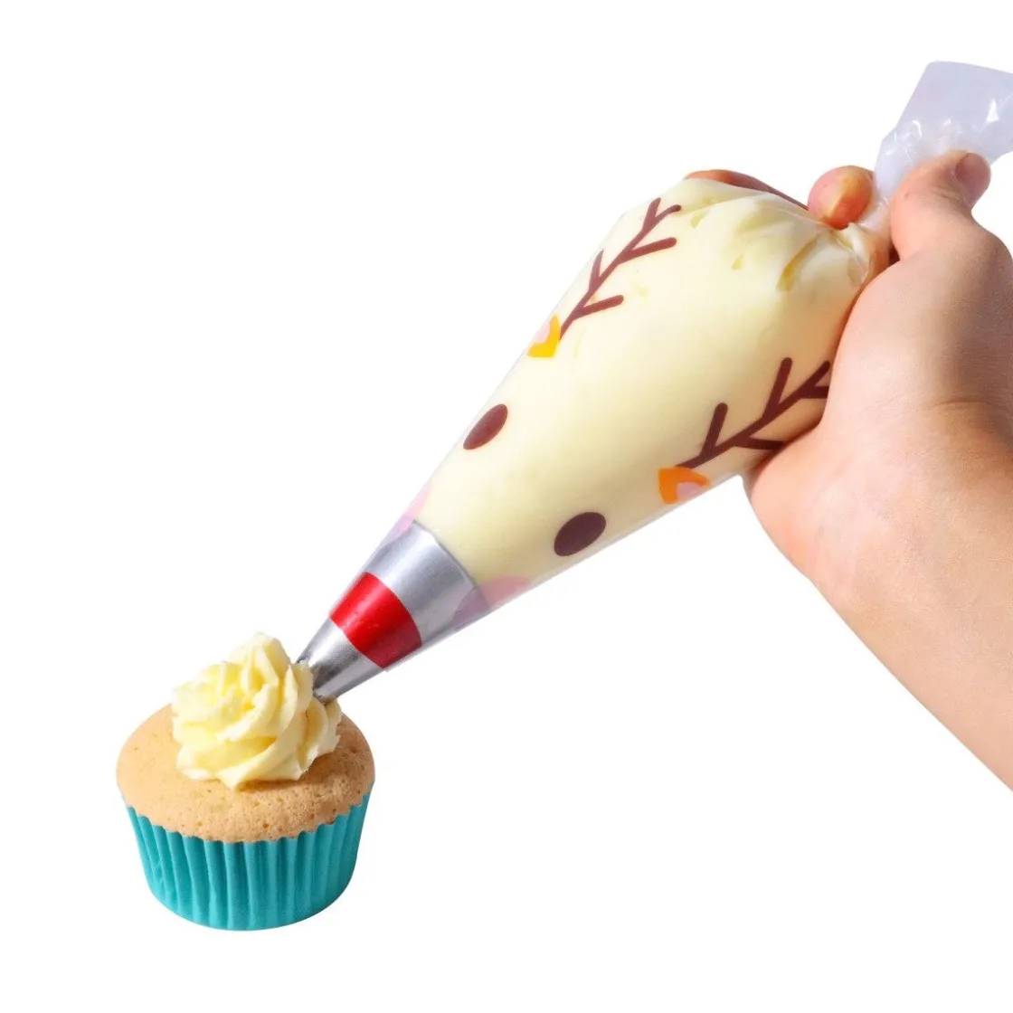 PME Spuitzakken Kerst 30cm 12 stuks*** Spuitzakken