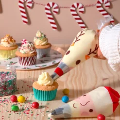 PME Spuitzakken Kerst 30cm 12 stuks*** Spuitzakken