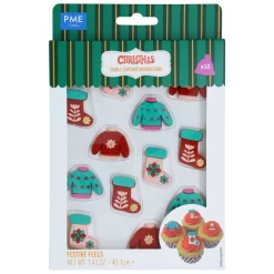 PME Suikerdecoratie Festive Feels 12st.* Figuur Decoraties