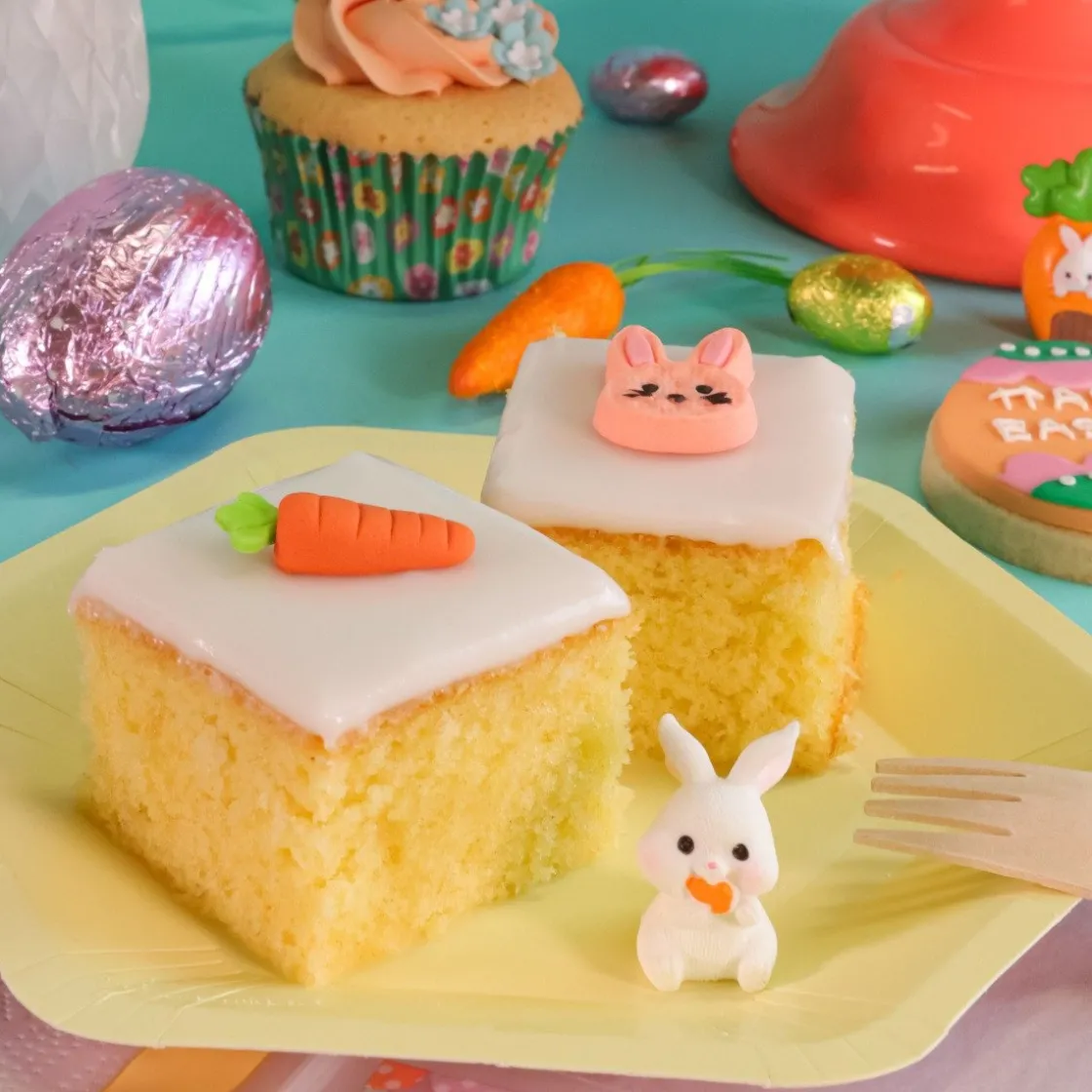 PME Suikerdecoratie Paashaas / Wortel 12st.* Figuur Decoraties