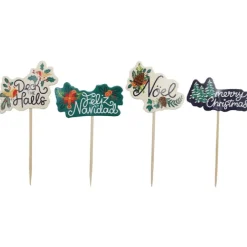 PME Taartprikkers Deck The Halls 24st.* Prikkers En Ringen