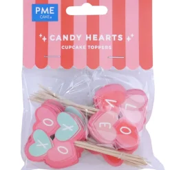 PME Taartprikkers Snoephartjes 24st.* Prikkers En Ringen