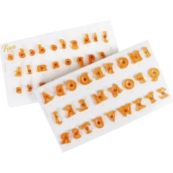 PME Tekst Stempelset Alfabet Fun Fonts - Collectie 2* Cijfer En Letter Stekers