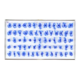 PME Tekst Stempelset Klein Fun Fonts - Collectie 1* Cijfer En Letter Stekers