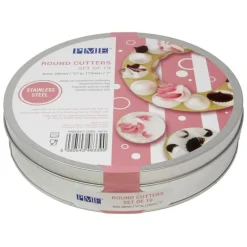 PME Uitstekers Rond Glad RVS 19-delig* Stekerdozen