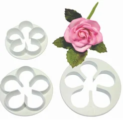 PME Uitstekerset Petal 5-blads Groot set/3* Bloem En Blad Stekers