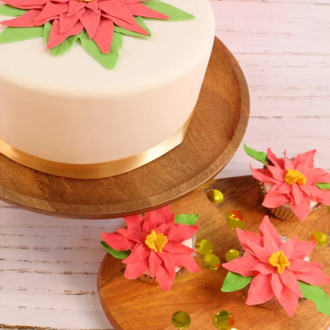 PME Uitstekerset Poinsettia Set/6* Bloem En Blad Stekers