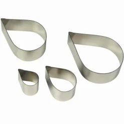 PME Uitstekerset Roos/Bloemblad set/4* Bloem En Blad Stekers