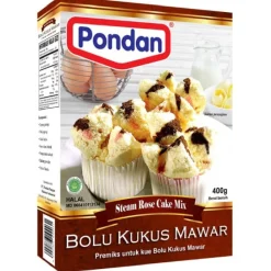 Pondan Cakemix Bolu Kukus Mawar (Gestoomde Cake) 400g* Banketmixen|Bekijk Alle Mixen