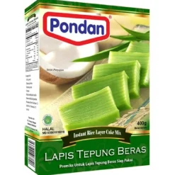 Pondan Layer Cakemix Lapis Tepung Beras 400g* Banketmixen|Bekijk Alle Mixen