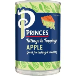 Princes Taartvulling & Topping Appel 395gr.* Fruit En Vanille|Fruitvullingen