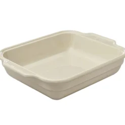 Pyrex Ceramic Creation Ovenschaal Rechthoek Beige 37x28cm*** Pannen En Schalen