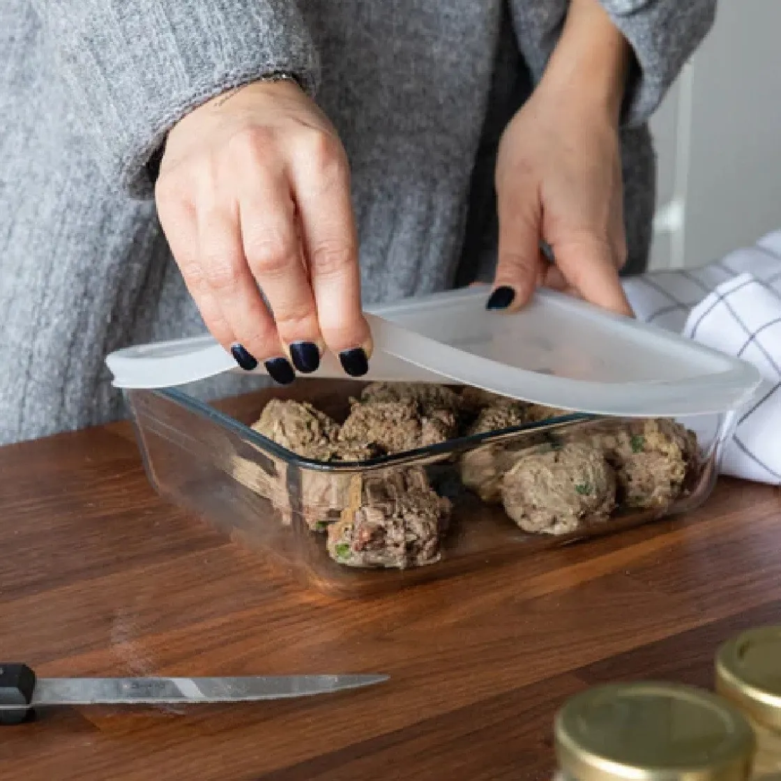 Pyrex Cook & Freeze Ovenschaal met Deksel 19x14x5cm* Pannen En Schalen