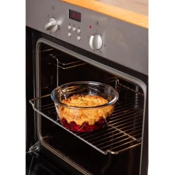 Pyrex Cook & Go Ovenschalen met Deksel Rond 0,7L/1,6L Set/2* Pannen En Schalen