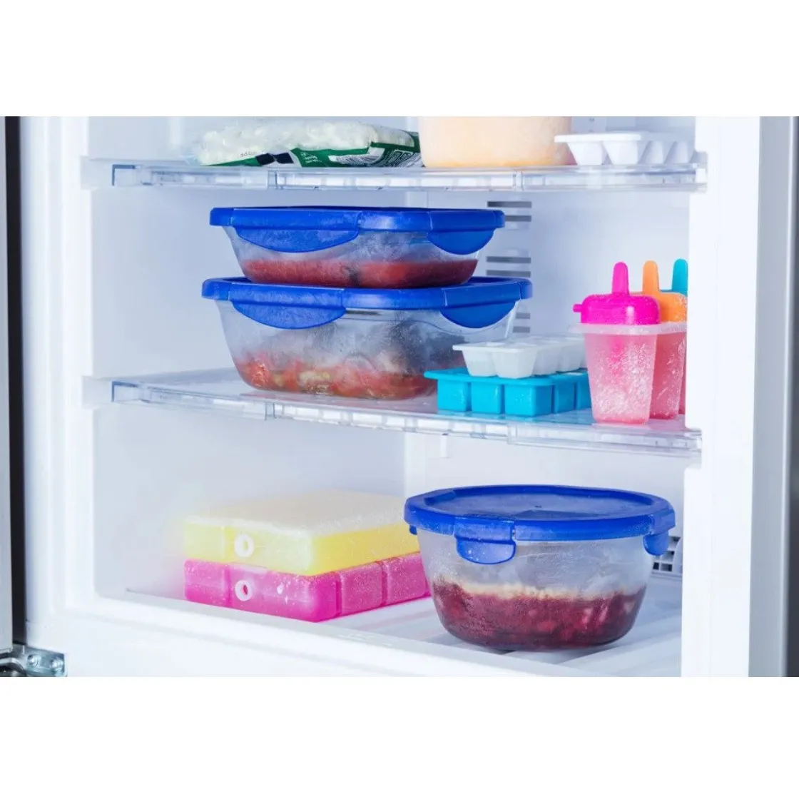 Pyrex Cook & Go Ovenschalen met Deksel Rond 0,7L/1,6L Set/2* Pannen En Schalen
