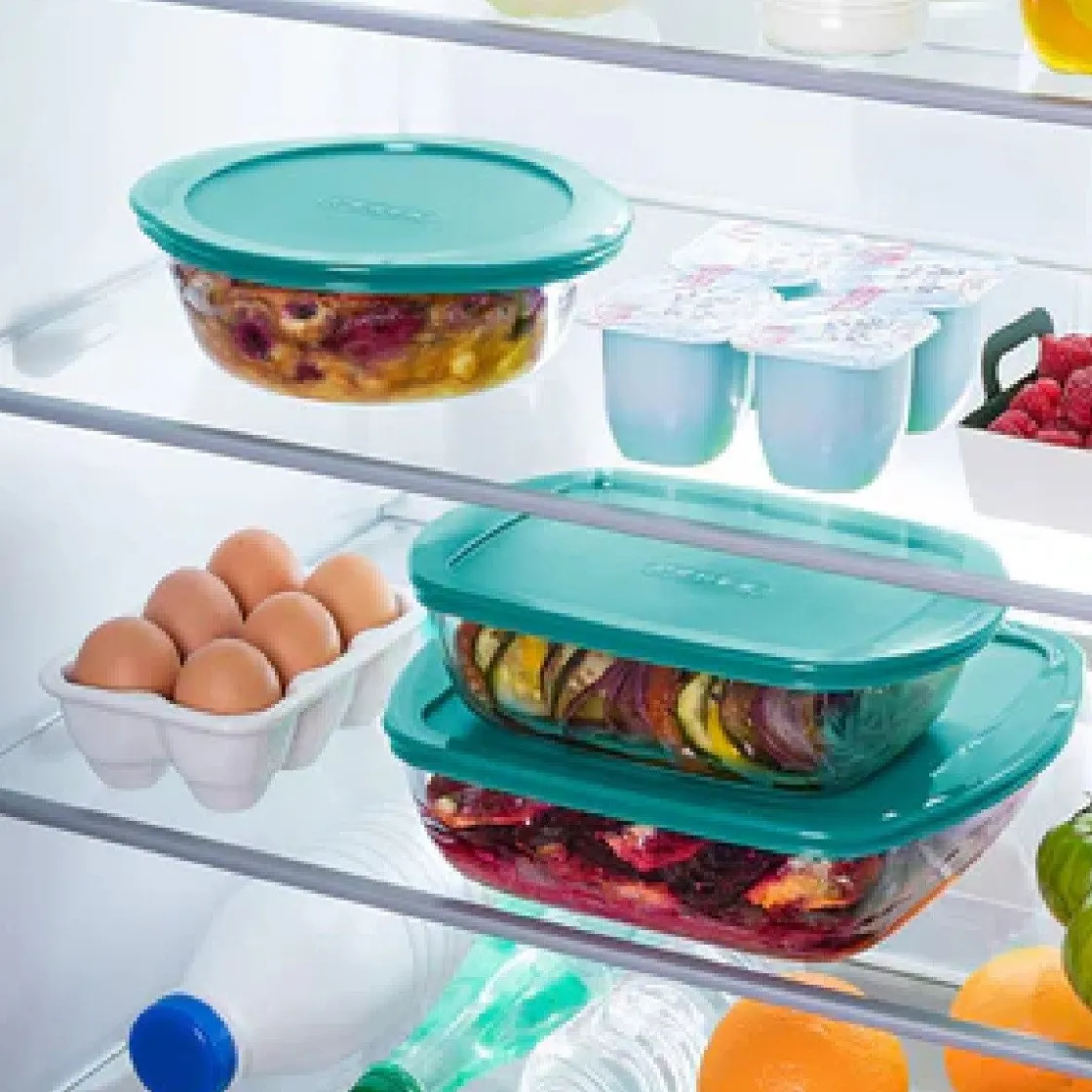 Pyrex Cook & Store Ovenschaal met Deksel 23x15x7cm* Pannen En Schalen