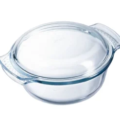 Pyrex 4-in-1 Ovenschaal Rond met Deksel 24x20x11cm* Pannen En Schalen