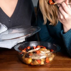 Pyrex 4-in-1 Ovenschalen met Deksel (1L/1,6L/2,3L) Set/3* Pannen En Schalen