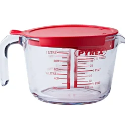 Pyrex Maatbeker met Deksel 1L* Maatbekers En Emmers