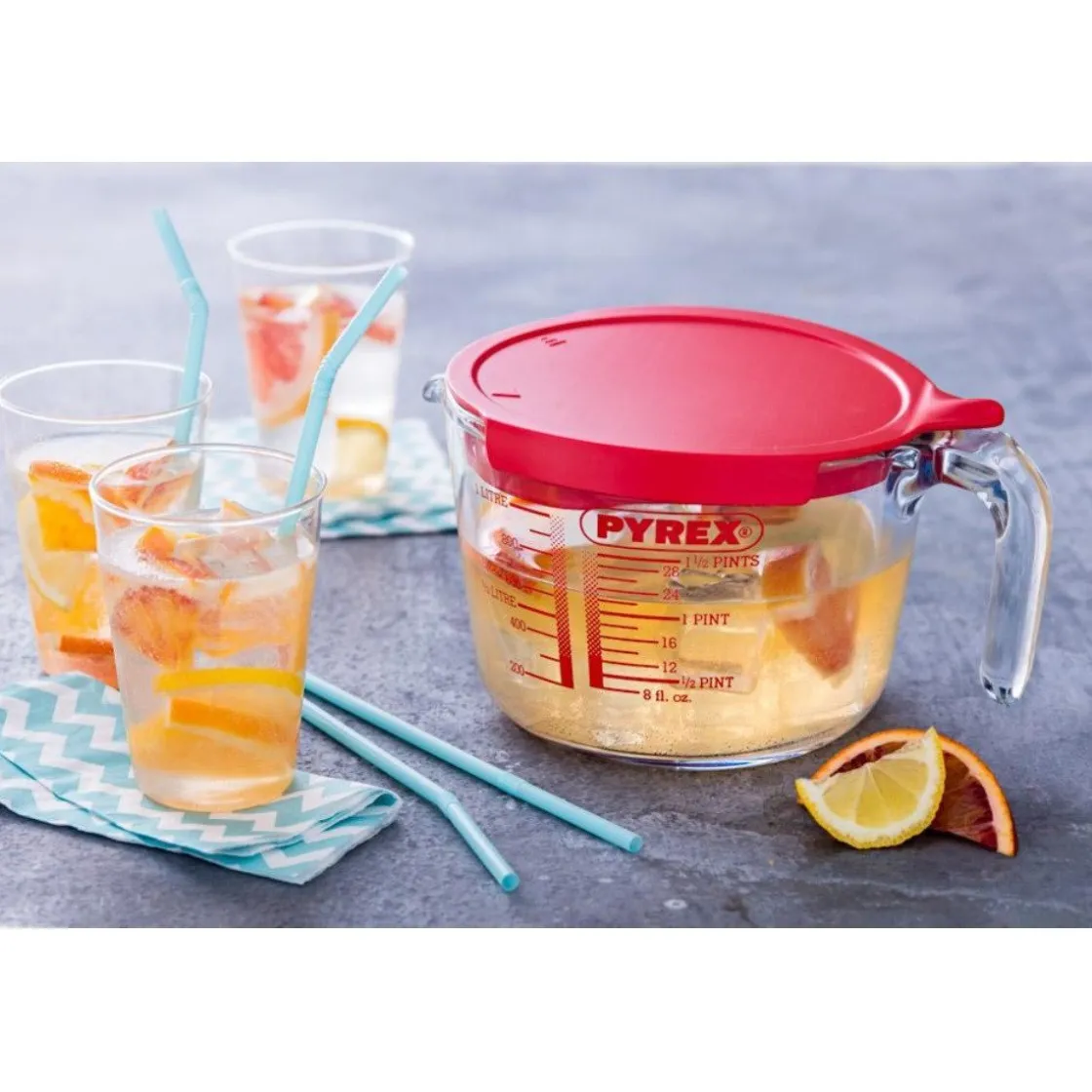 Pyrex Maatbeker met Deksel 1L* Maatbekers En Emmers