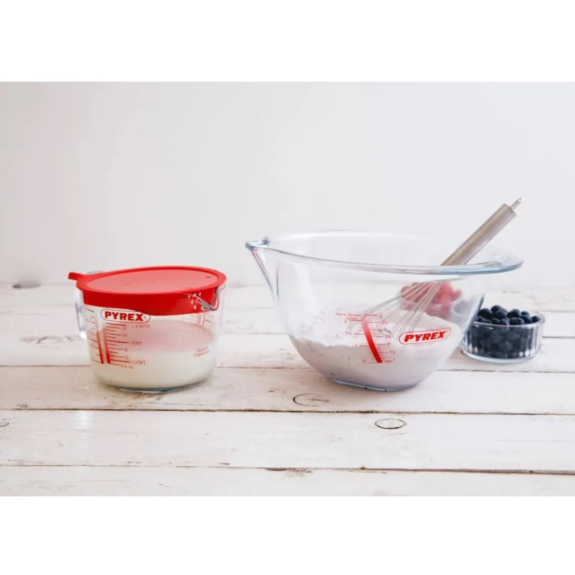 Pyrex Maatbeker met Deksel 1L* Maatbekers En Emmers