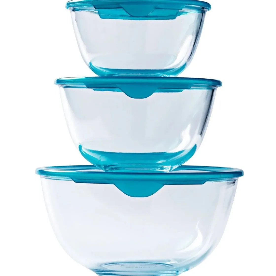 Pyrex Prep & Store Beslagkom met Deksel 1,1L (Ø17cm)* Beslagkommen
