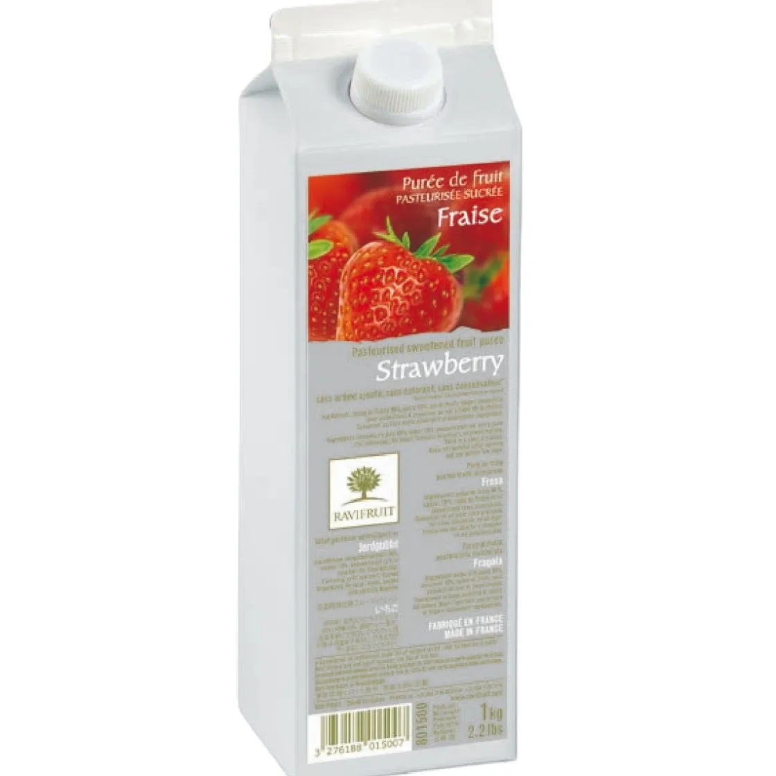 Overig RaviFruit Aardbei Puree 1kg* Smaakstoffen