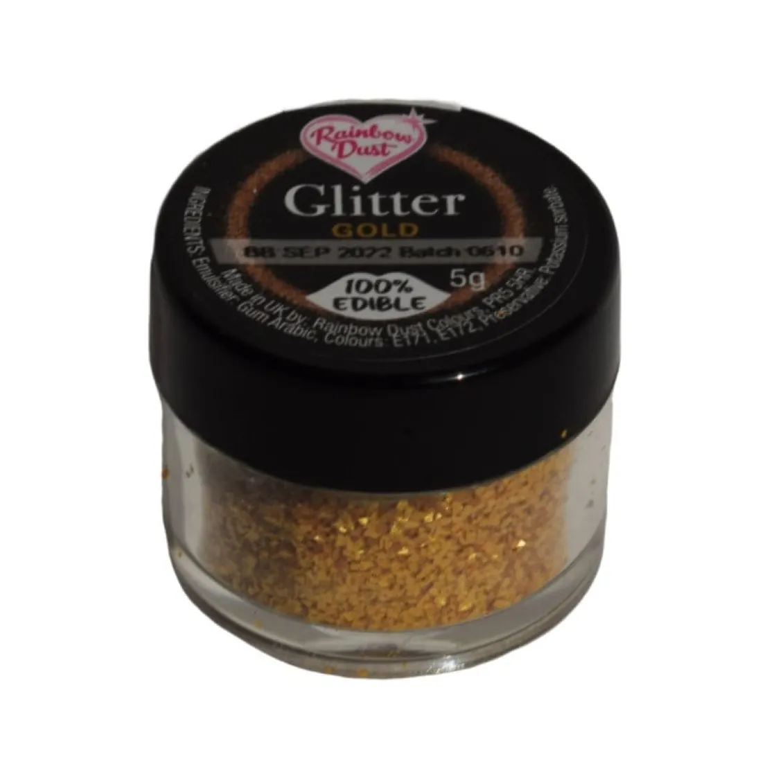 Rainbow Dust RD Eetbare Glitters Goud 5 gram* Eetbare Strooisels