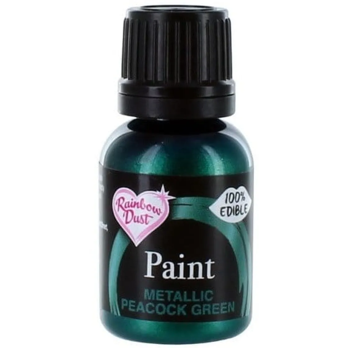 Rainbow Dust RD Metallic Food Paint Peacock Green 25ml* Foodpaint
