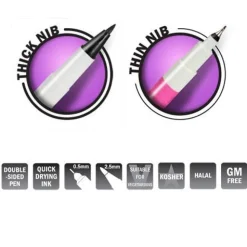 Rainbow Dust RD Stift eetbare inkt dubbelzijdig Dusky Roze* Eetbaar Schrijven